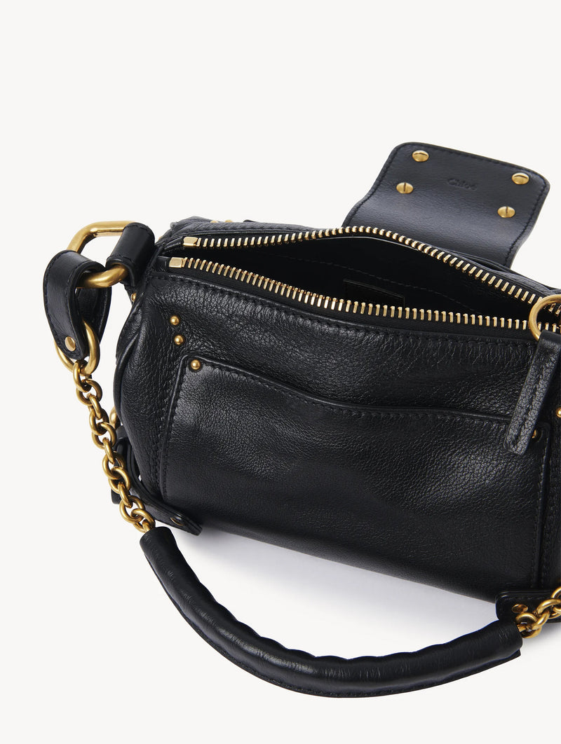 Paddington Small Chain Bag in Black