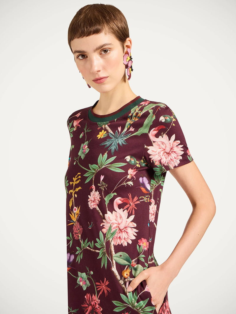 Sporty Swing Dress in Zooflora