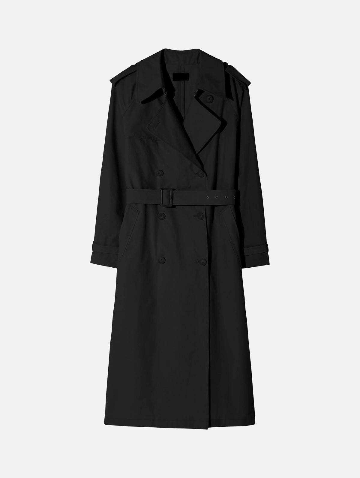 Tanner Trench Coat in Black