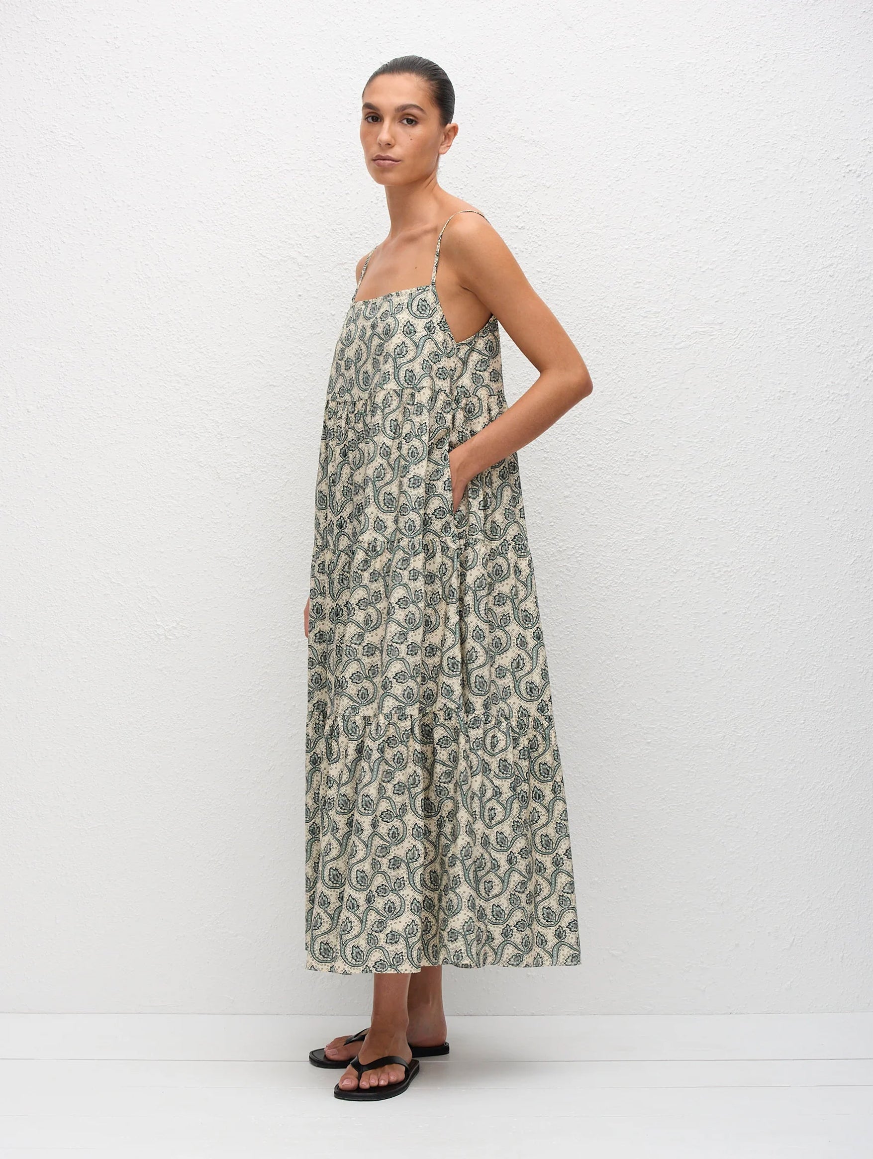 Tiered Sundress in Vine