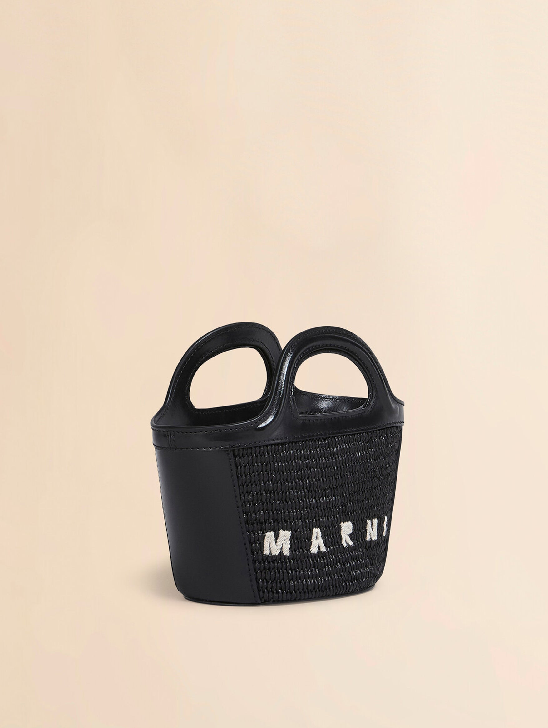 Micro Tropicalia Tote Bag in Black