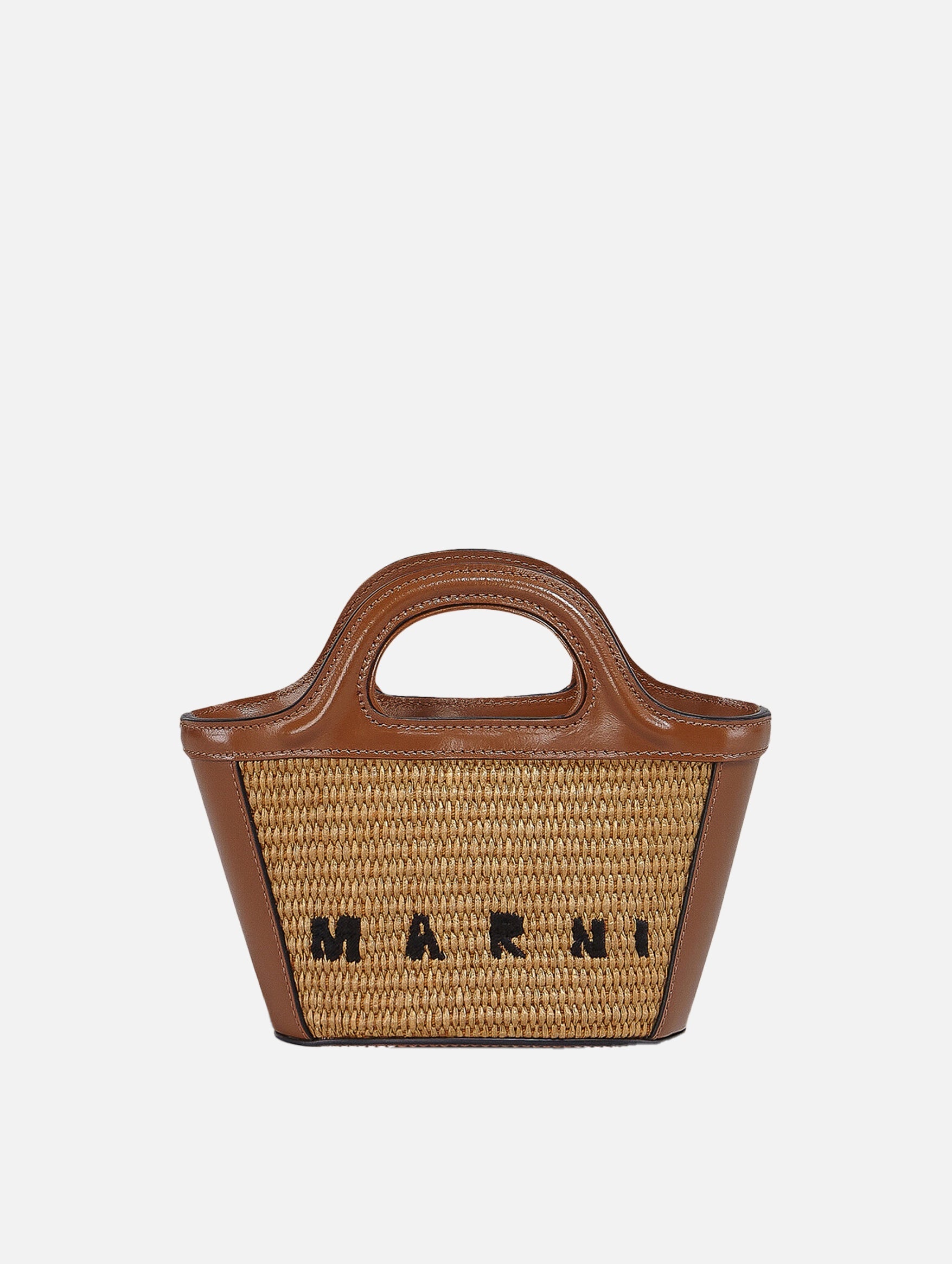 Micro Tropicalia Tote Bag in Brown