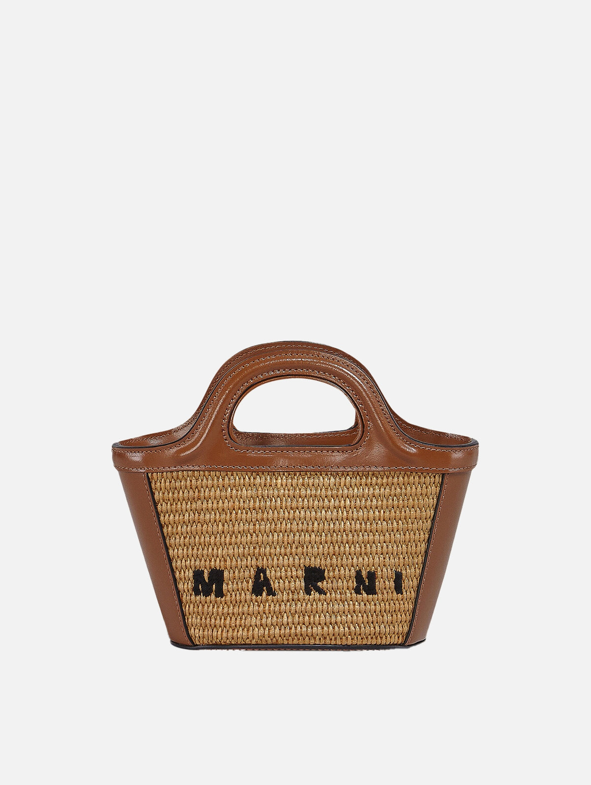 Micro Tropicalia Tote Bag in Brown