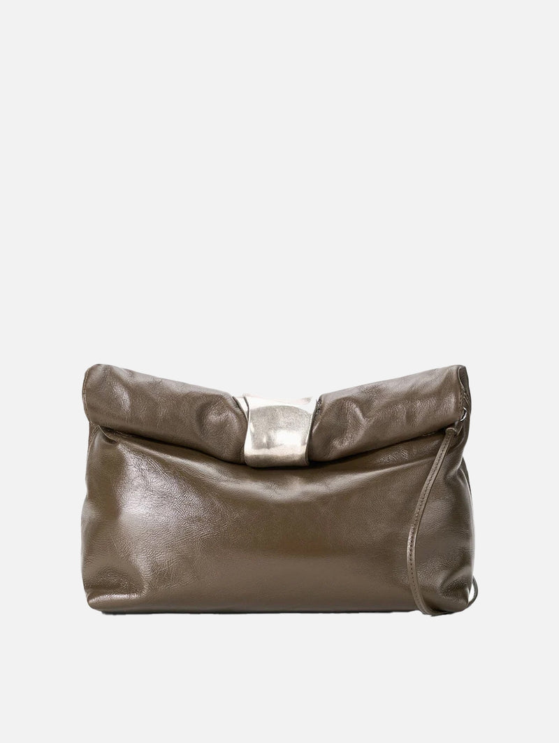 Cuff Clutch in Truffle