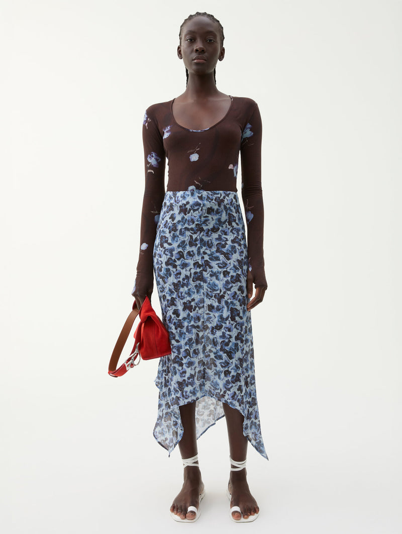 Turner Skirt in Violet Ditsy