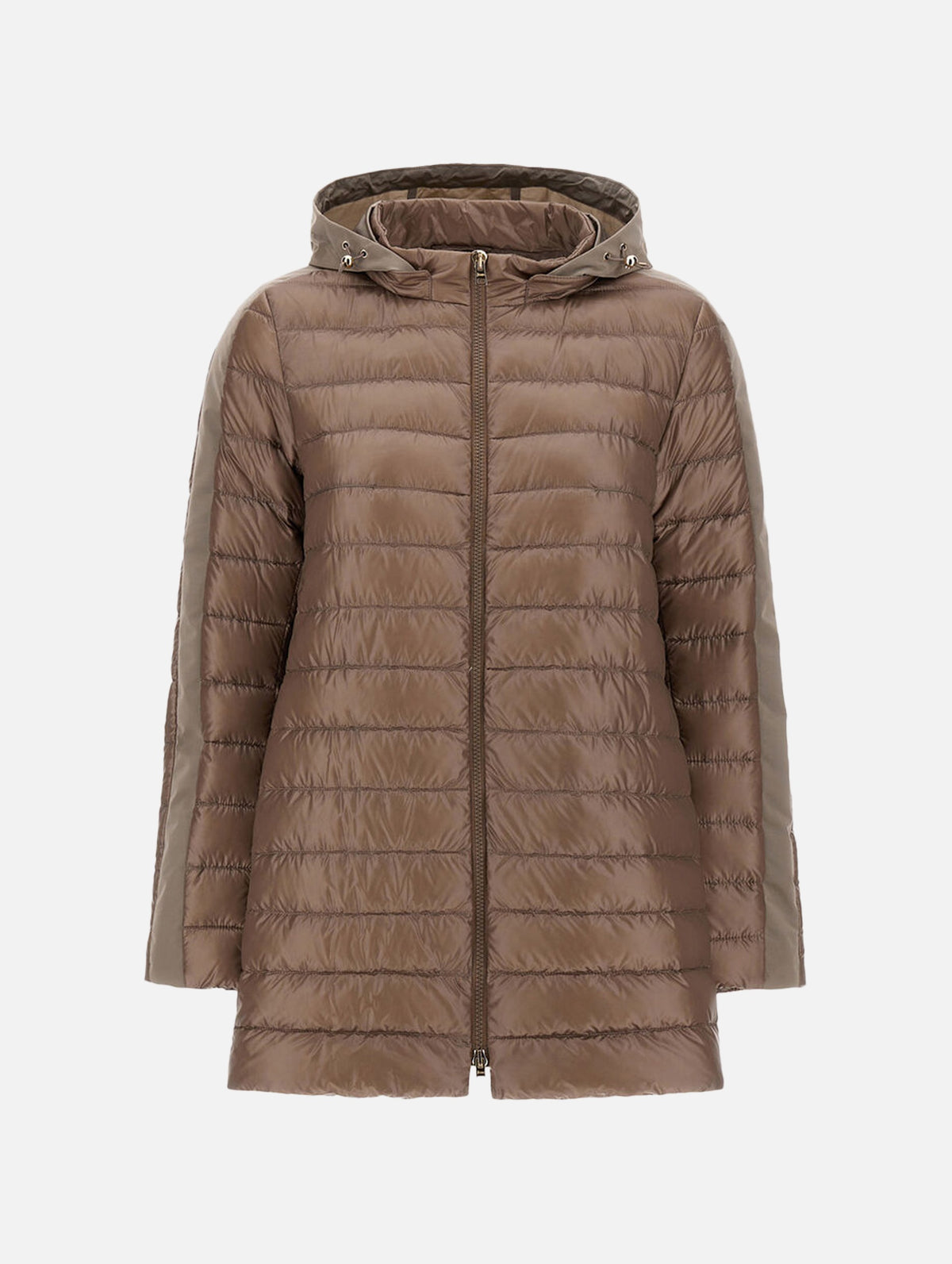 Ultralight Nylon and Techno Taffeta Jacket in Dove Grey