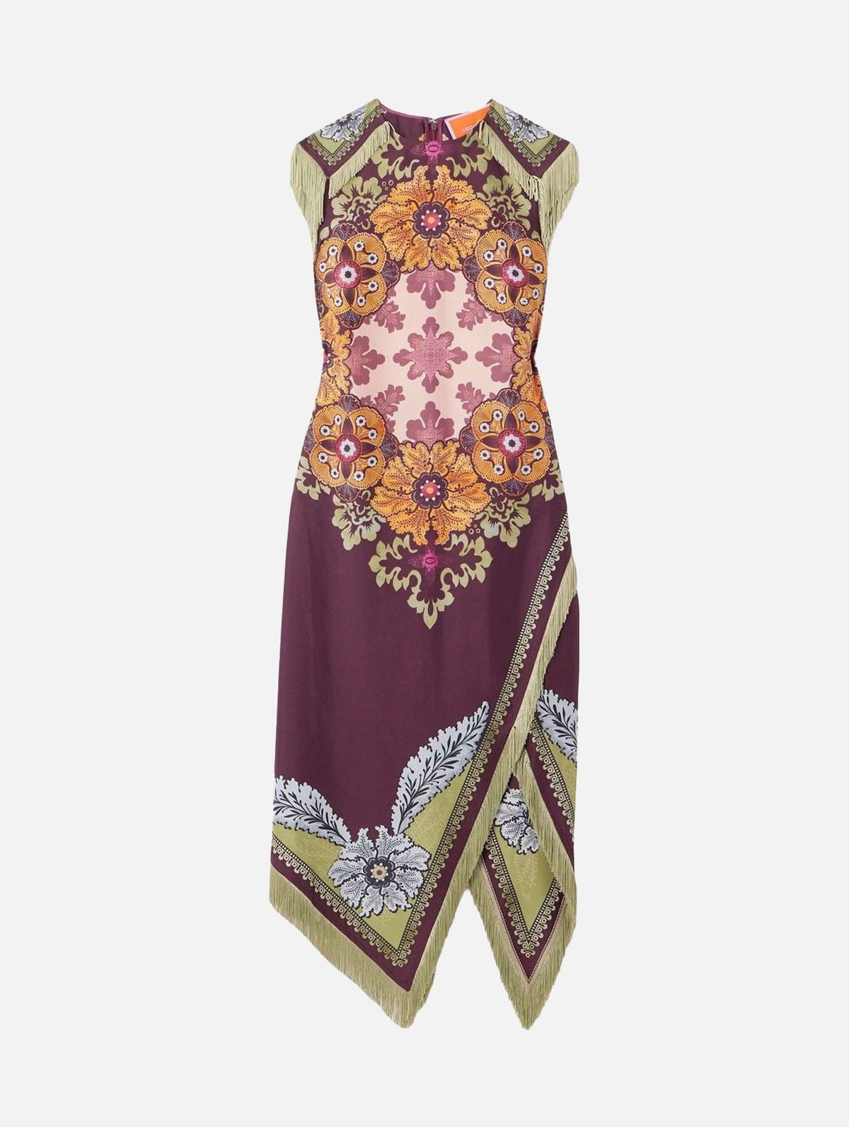 Scarf Dress in Burgundy Bounty Placée