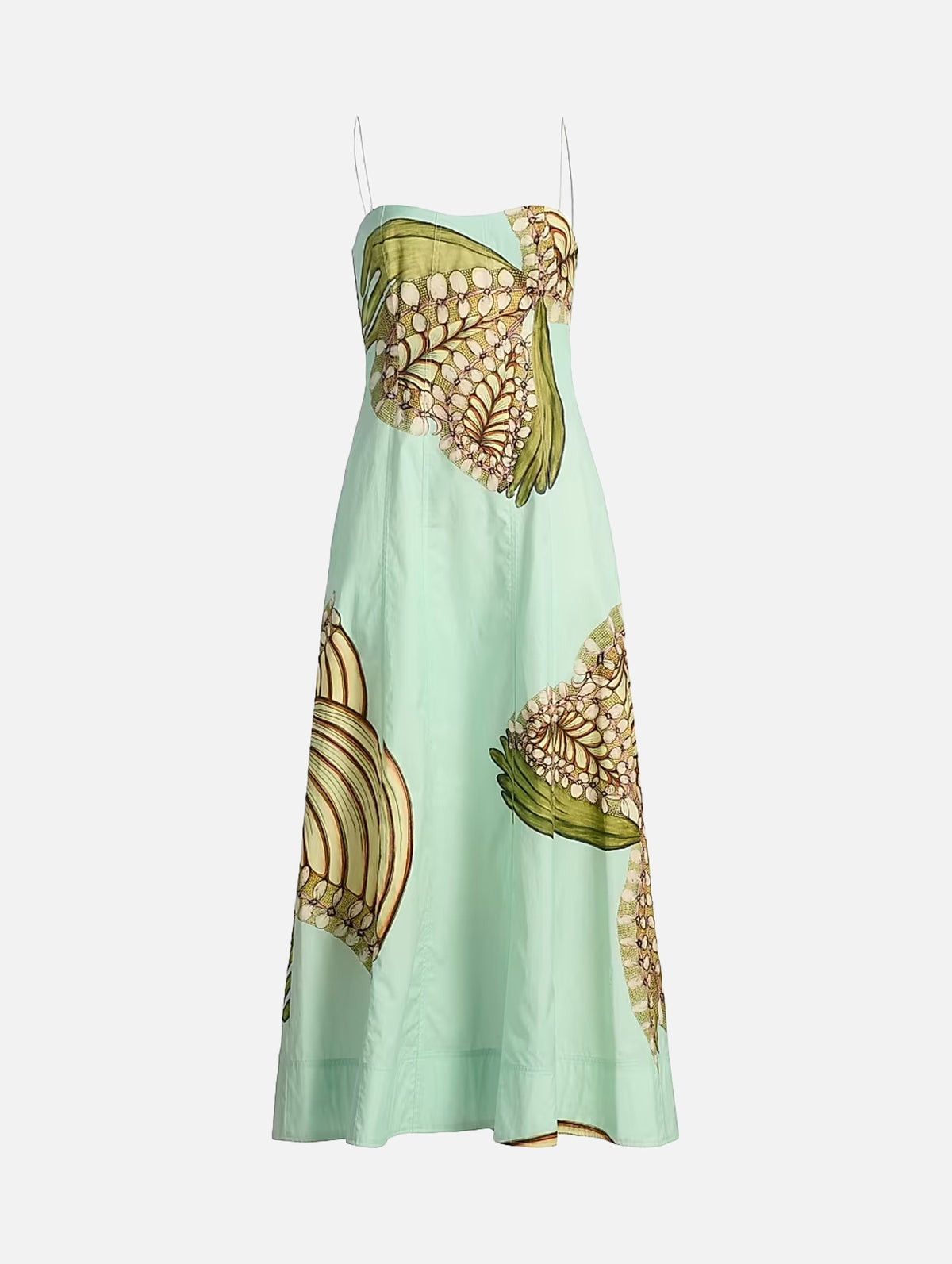 Vesela Cami Midi Dress in water Blossoms