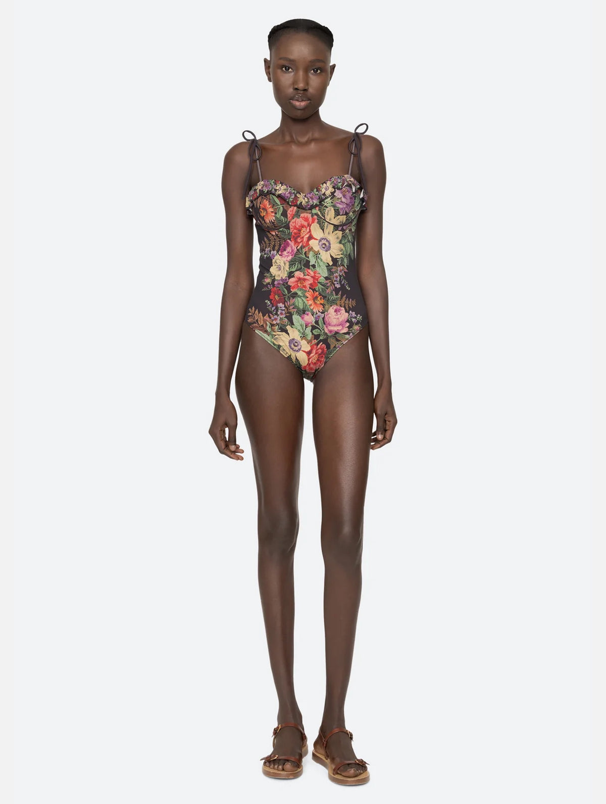 Viktoria One Piece Swimsuit in Black