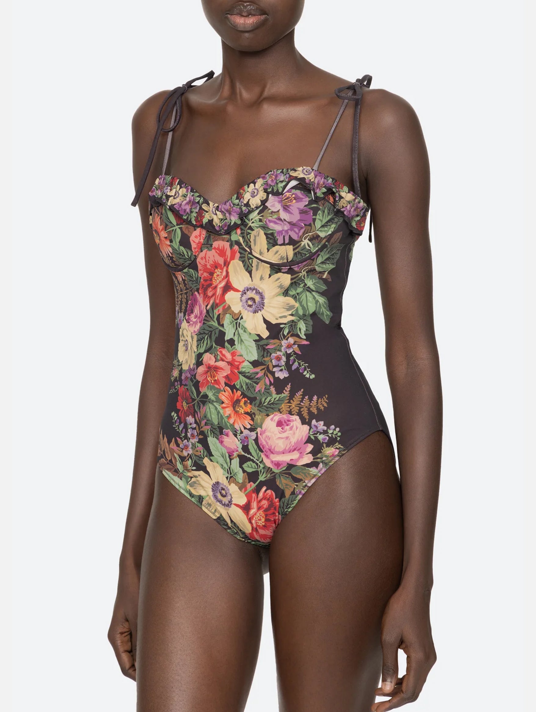 Viktoria One Piece Swimsuit in Black