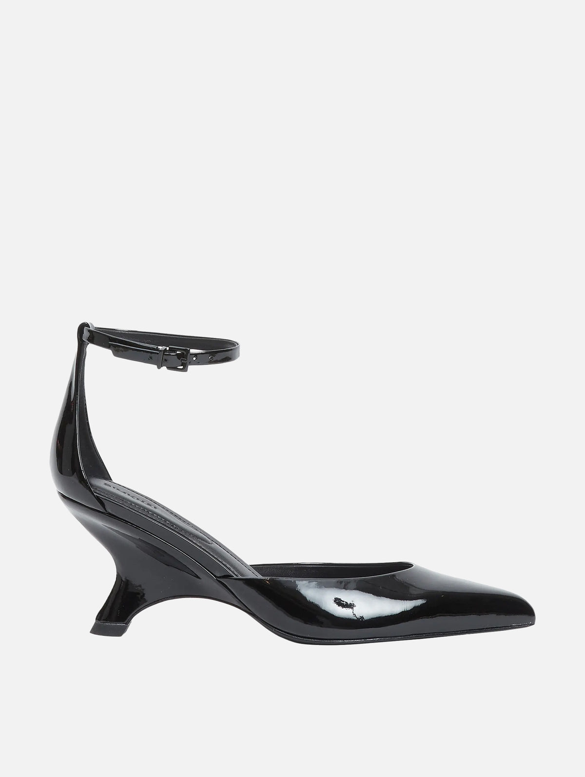 Vixen Patent Leather Wedge in Black
