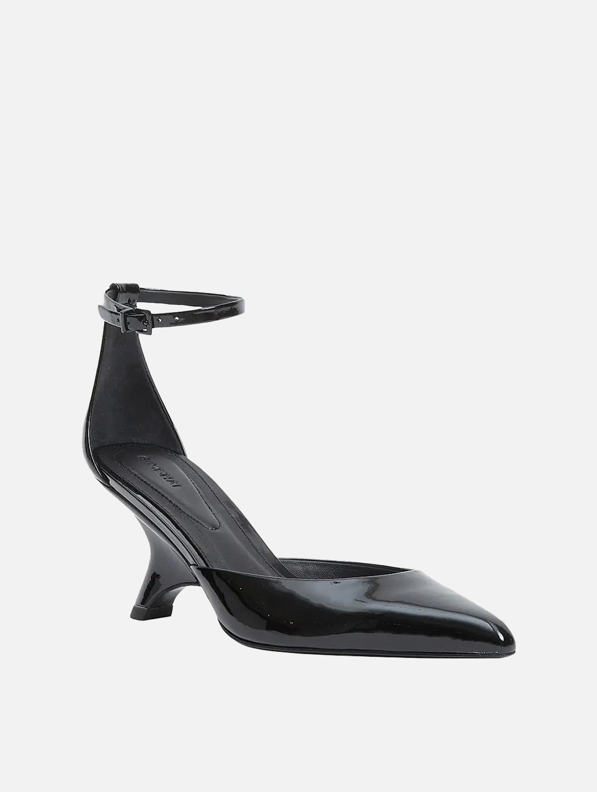 Vixen Patent Leather Wedge in Black