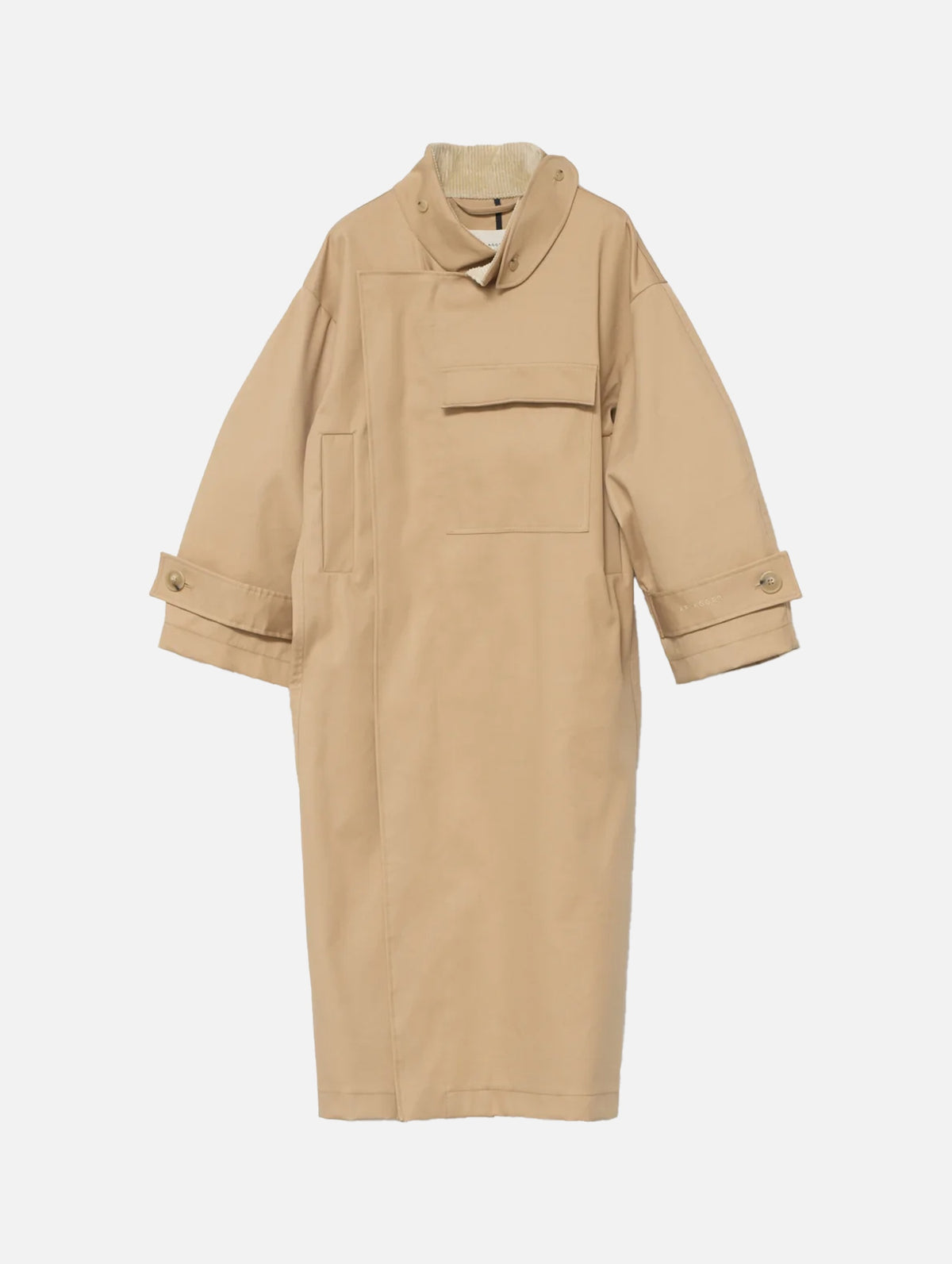 Water Resistant Trench Coat in Beige