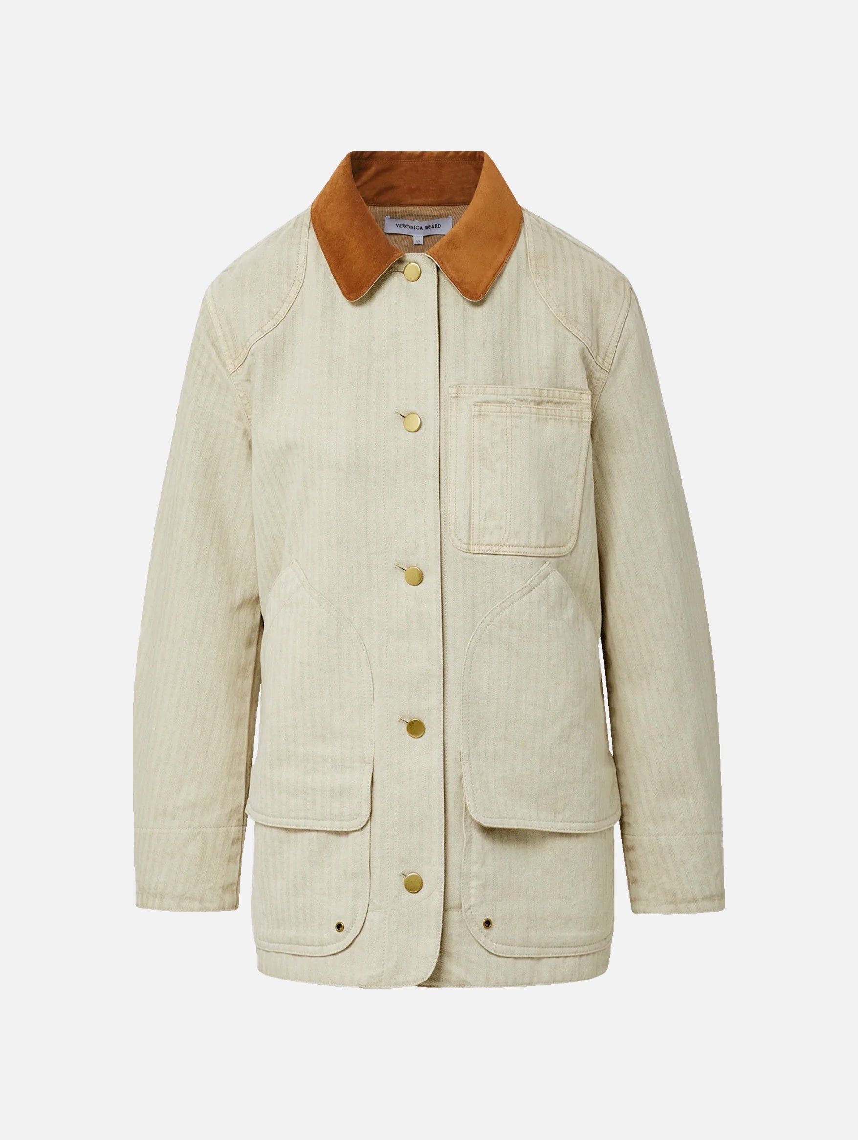 Abbas Barn Jacket in Light Oatmeal