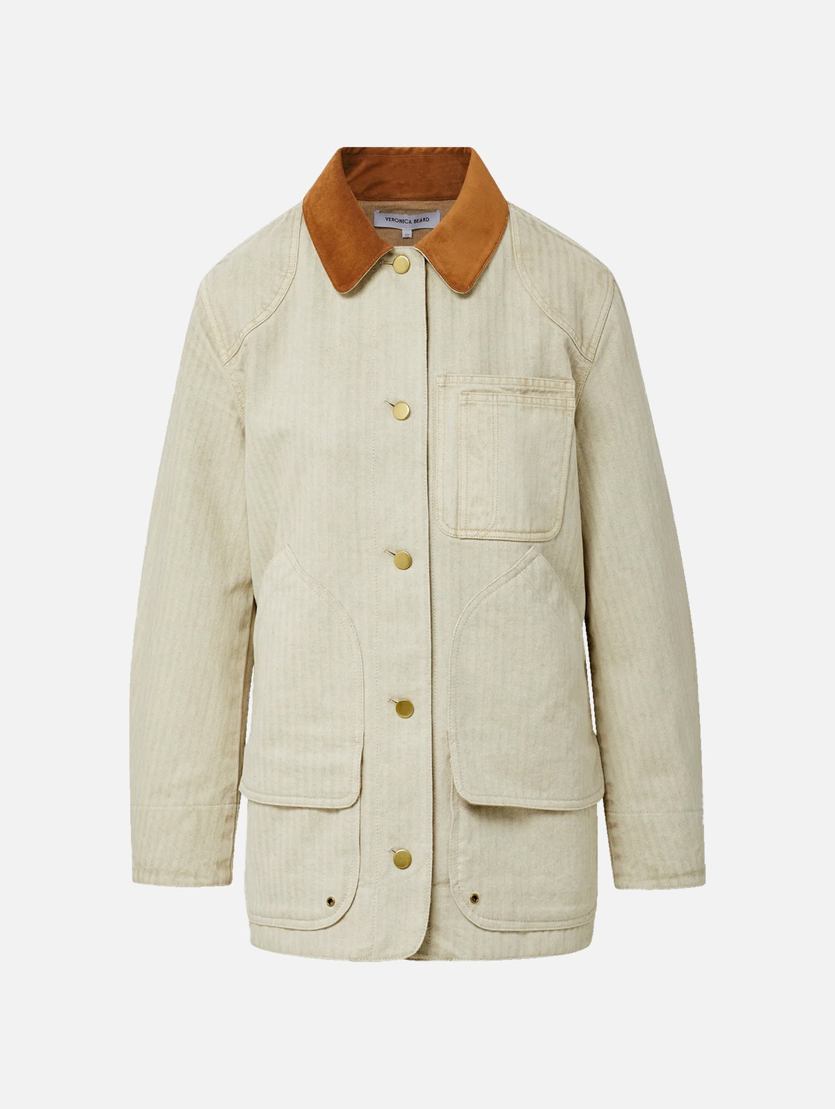 Abbas Barn Jacket in Light Oatmeal