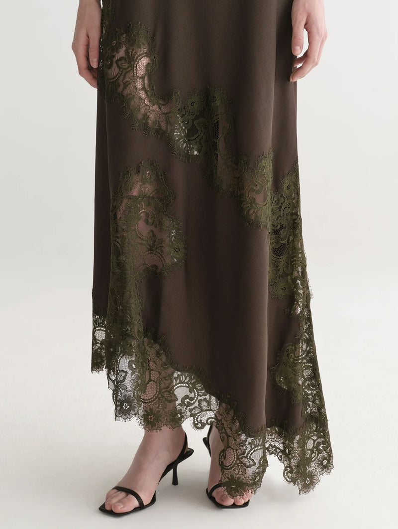 Alessia Dress in Military