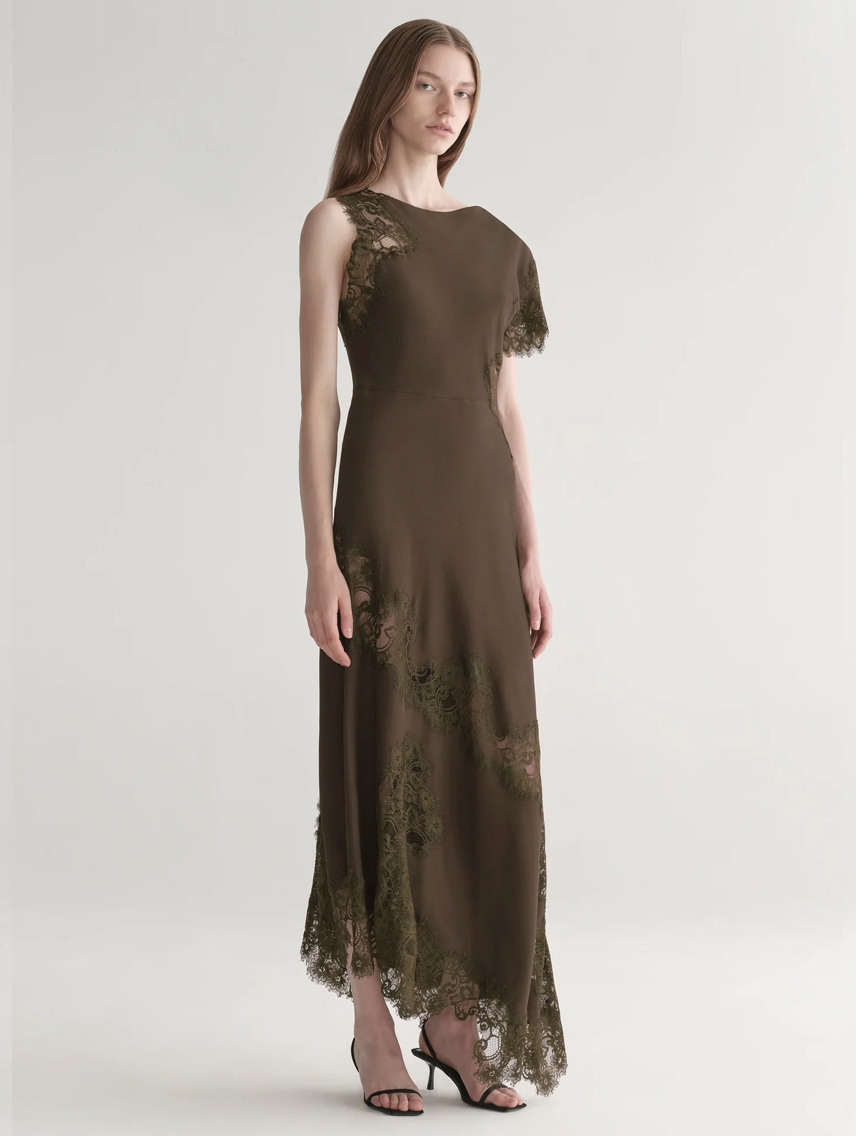 Alessia Dress in Military