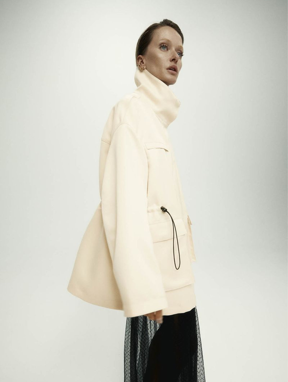 Balmoral Parka in Pearl