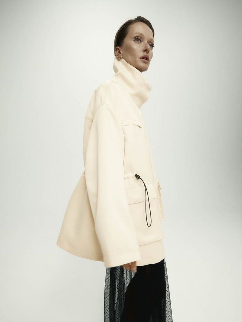 Balmoral Parka in Pearl