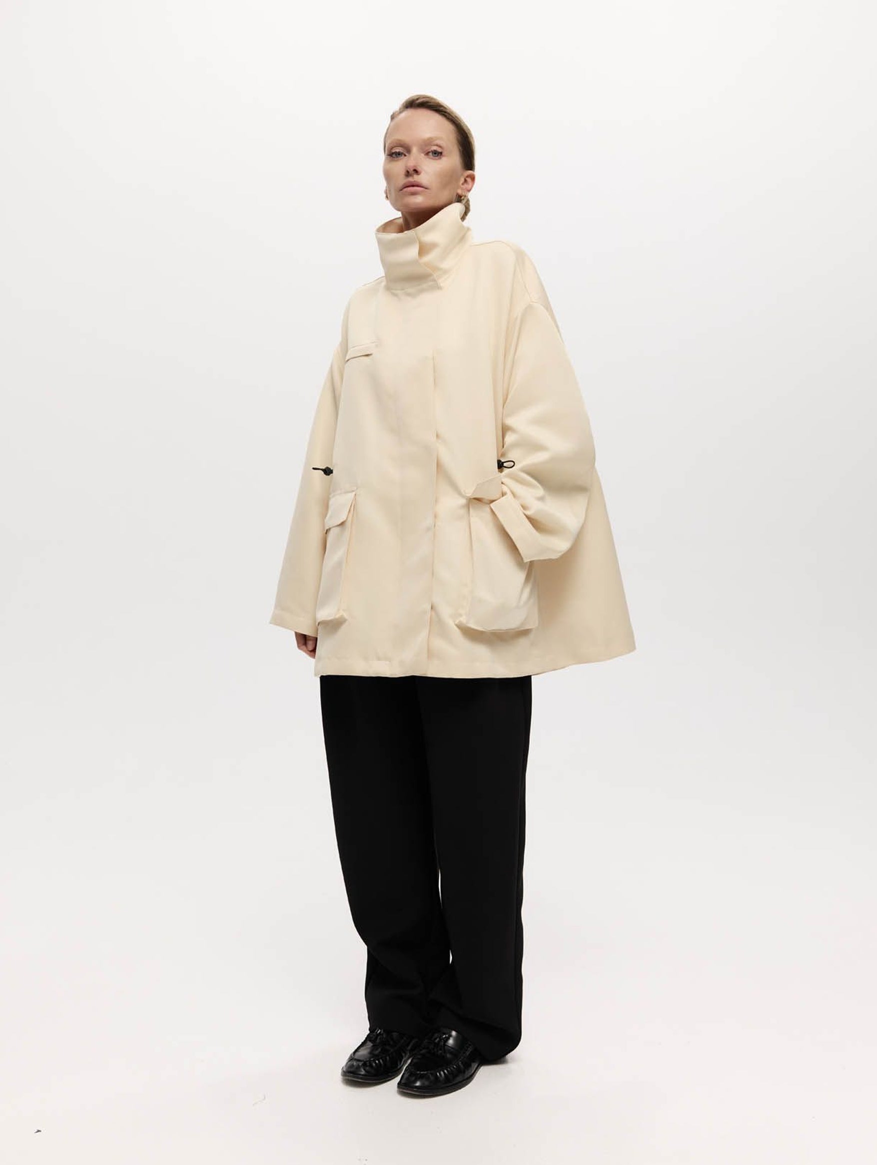 Balmoral Parka in Pearl
