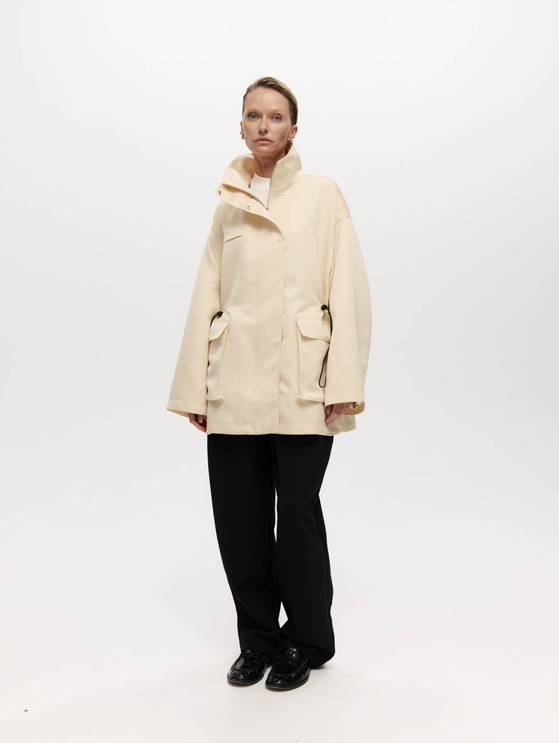 Balmoral Parka in Pearl