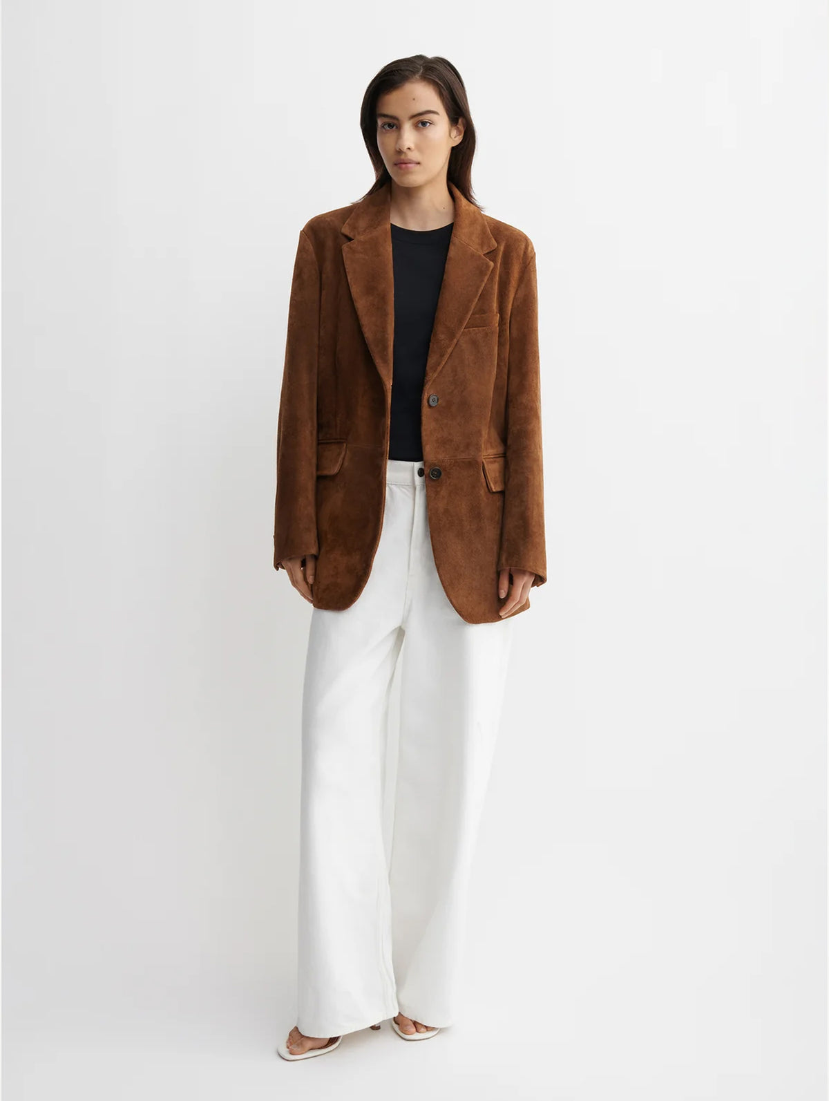 Benny Gritty Suede Jacket in Whiskey