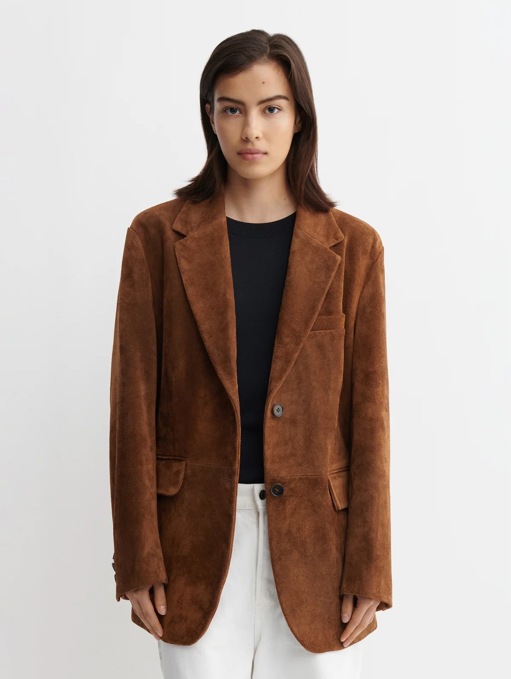 Benny Gritty Suede Jacket in Whiskey