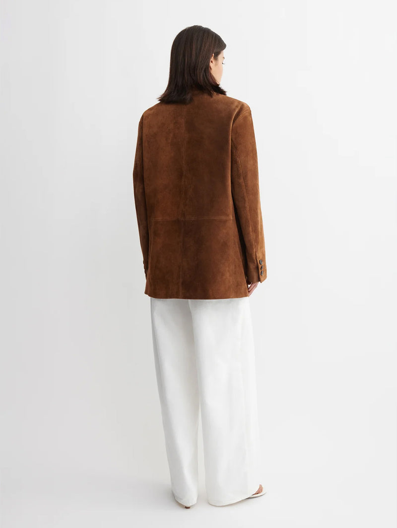 Benny Gritty Suede Jacket in Whiskey