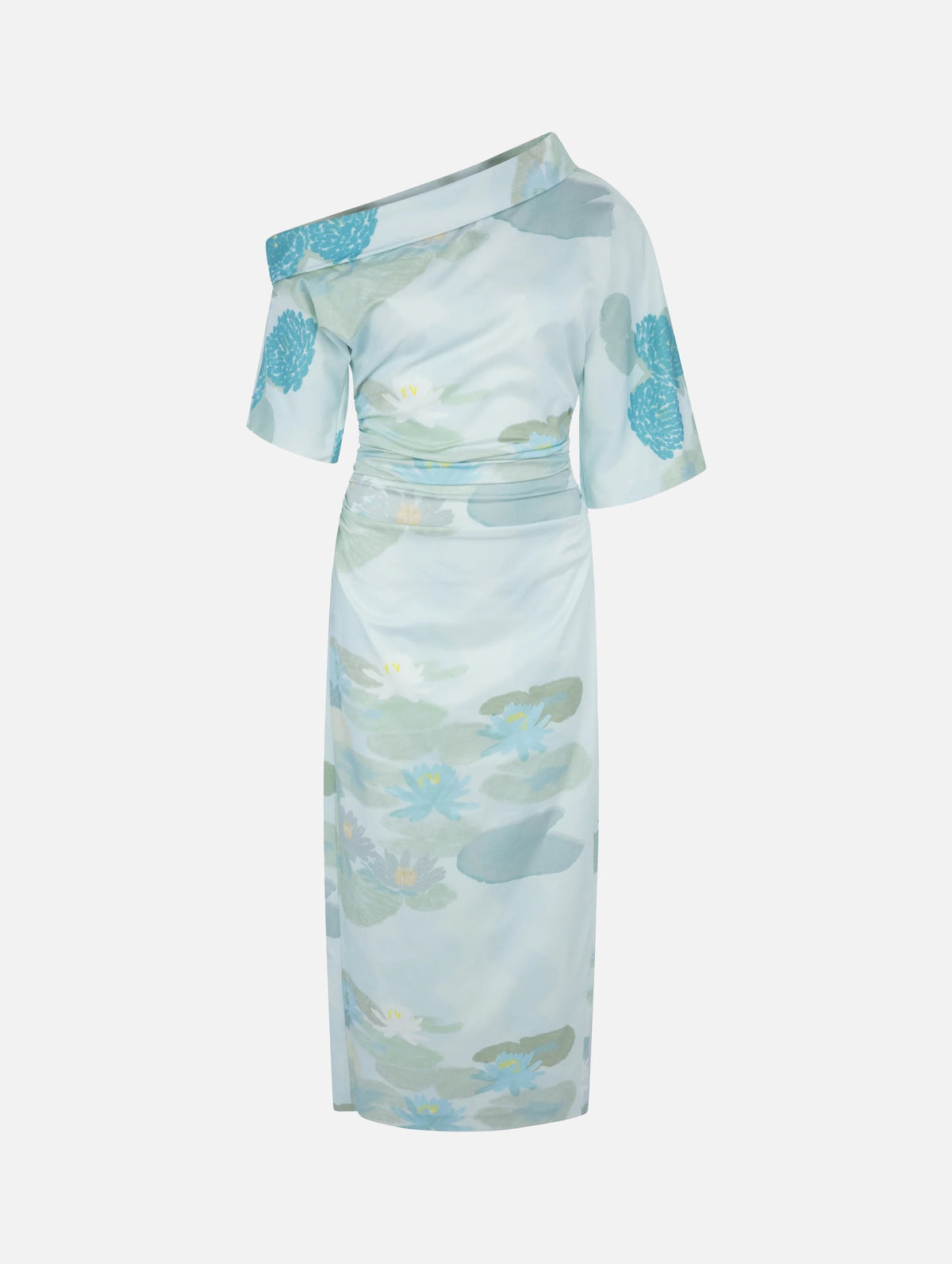 Bowery Dress in Waterlily Garden