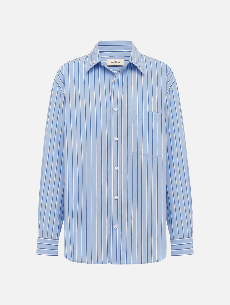 Classic Stripe Shirt in Capri Stripe