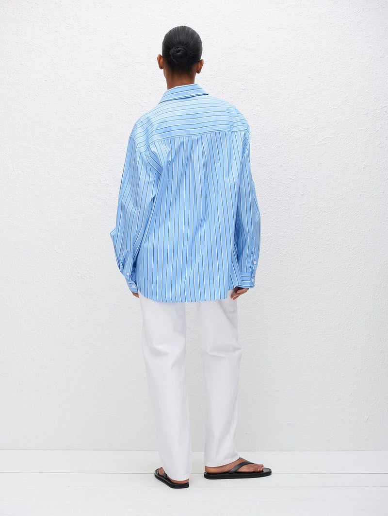 Classic Stripe Shirt in Capri Stripe