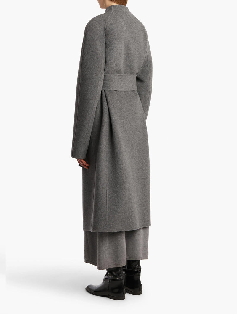 Deena Coat in Grey Melange