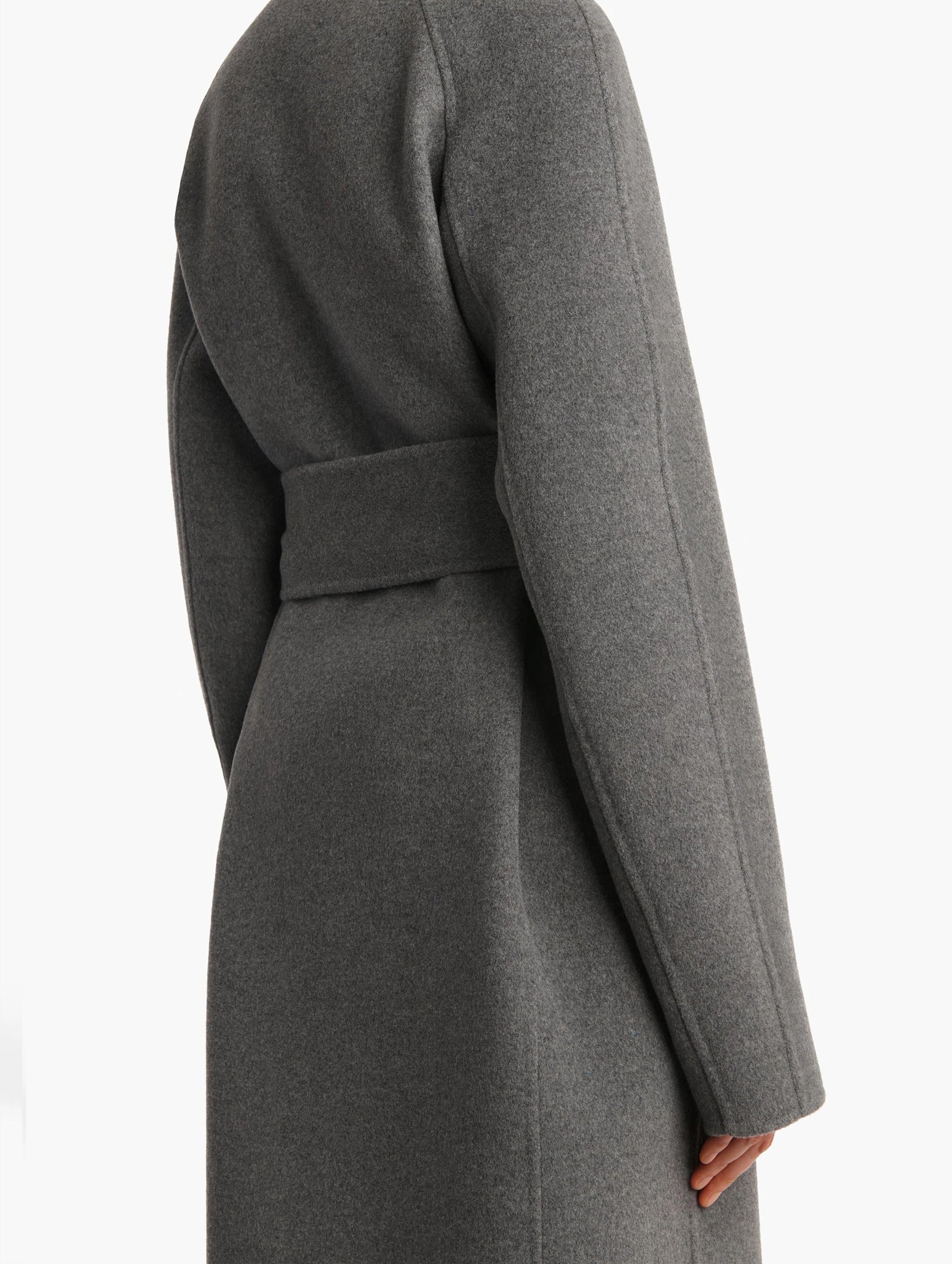 Deena Coat in Grey Melange