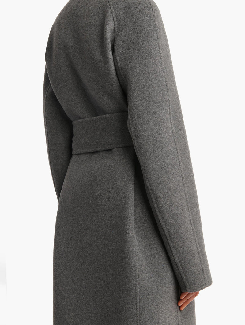 Deena Coat in Grey Melange