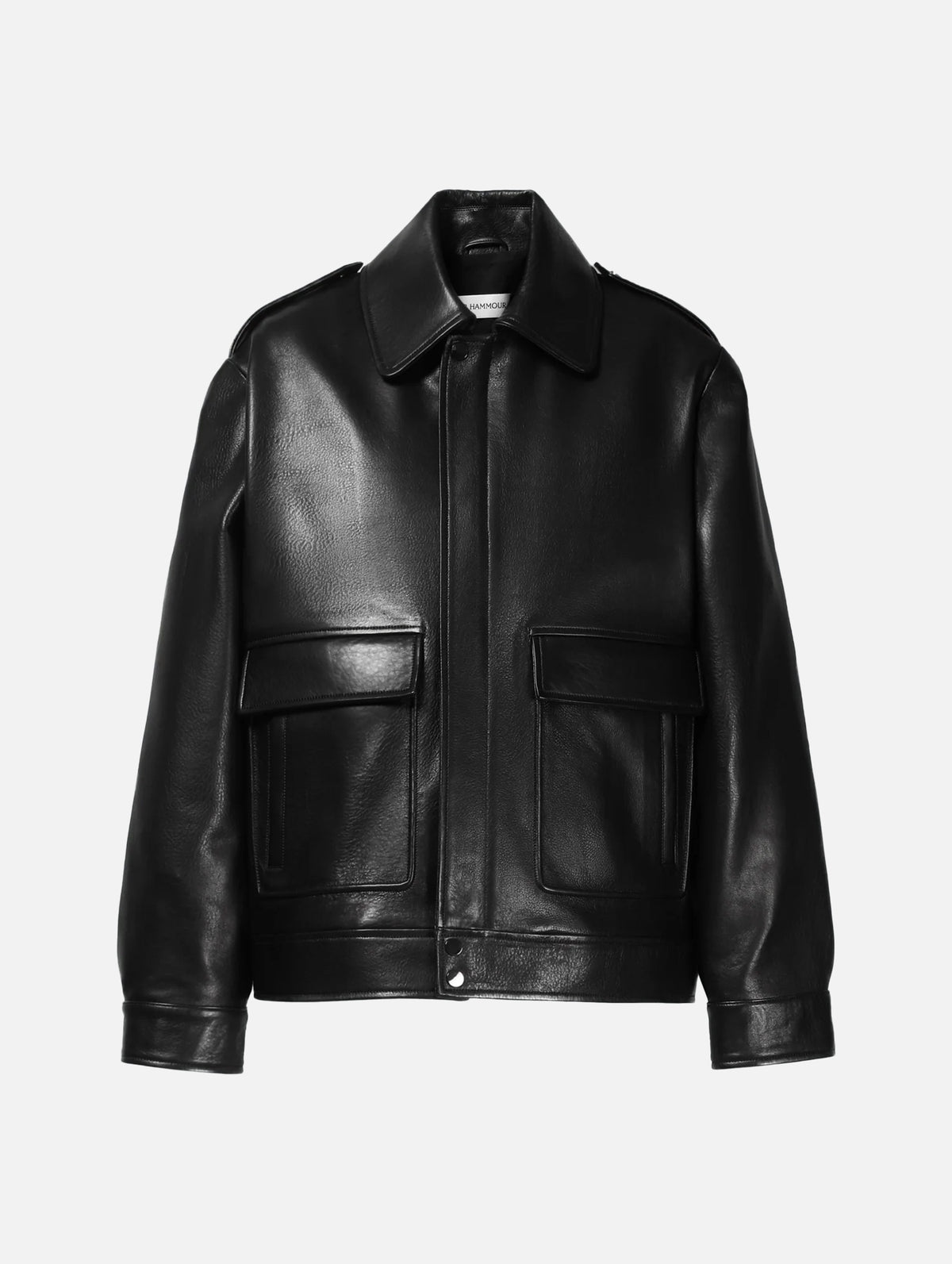 Drey Leather Jacket in Black