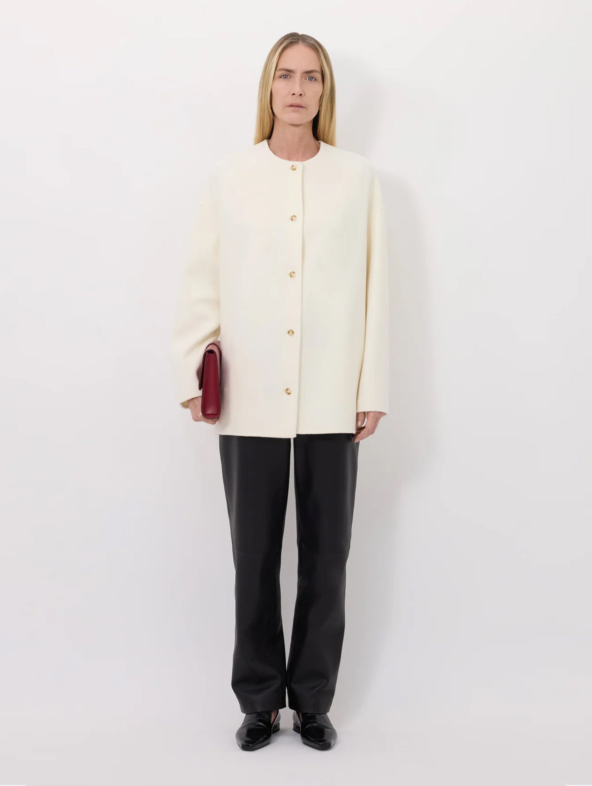 Dunne Coat in Ivory