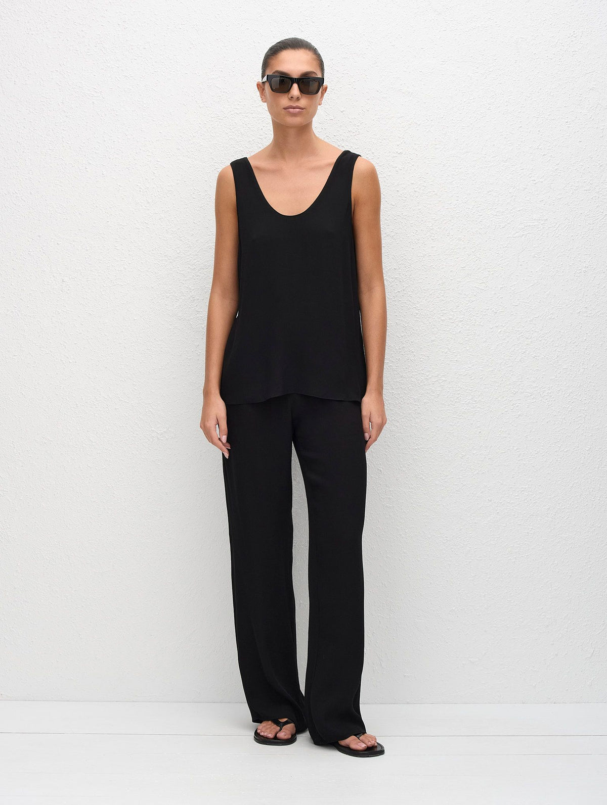 Fluid Trouser in Black