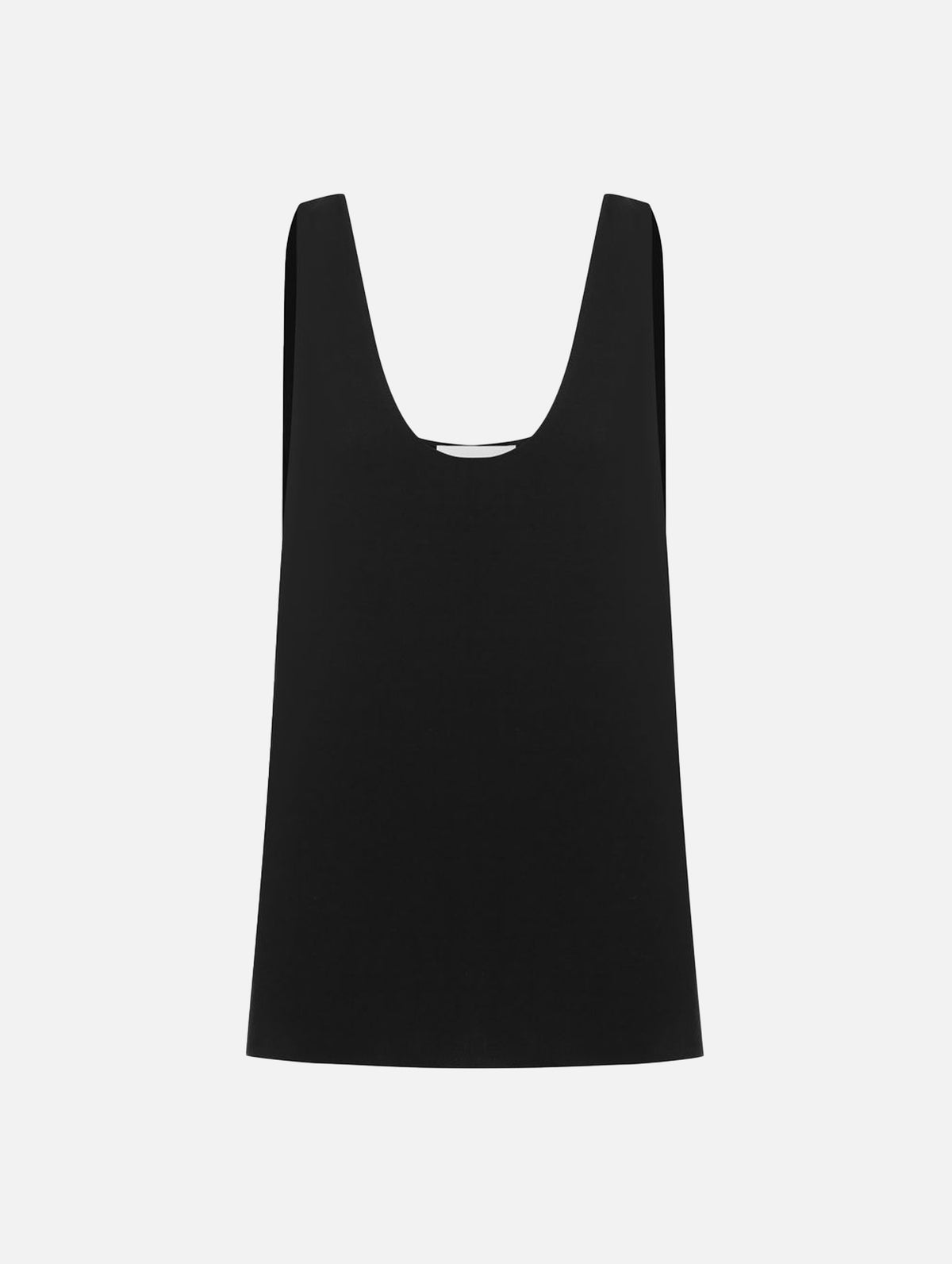Fluid Scoop Tank in Black