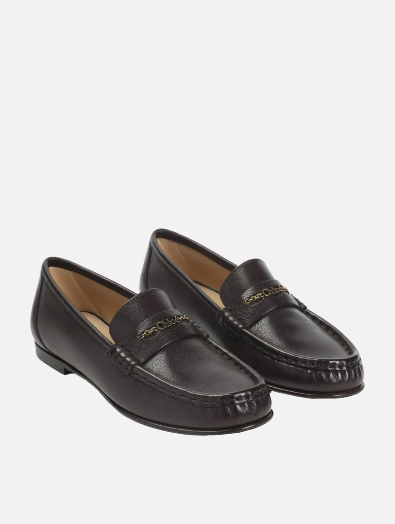 Chloé Loafers in Sooty Brown