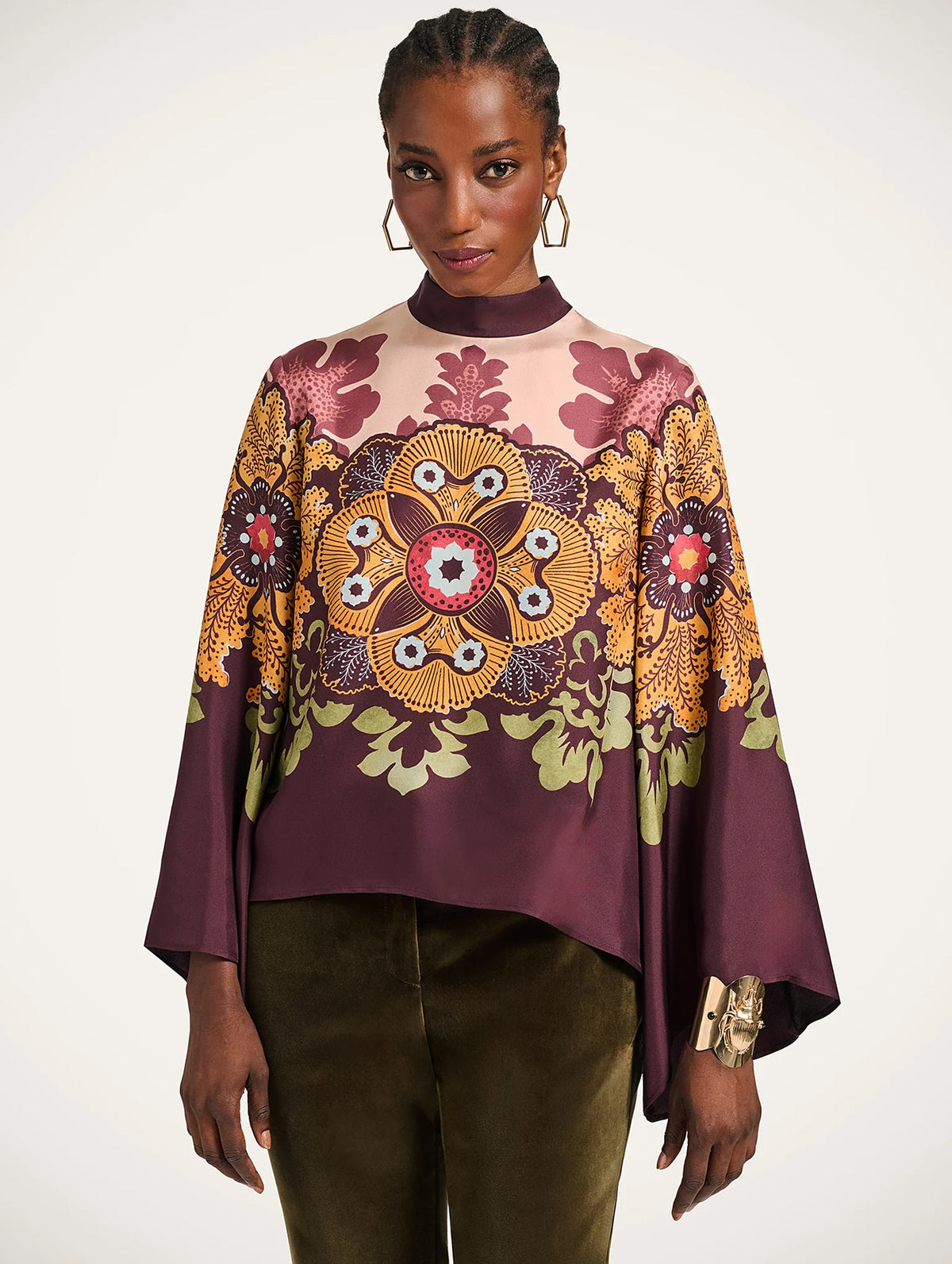 Make An Exit Top in Burgundy Bounty Placée