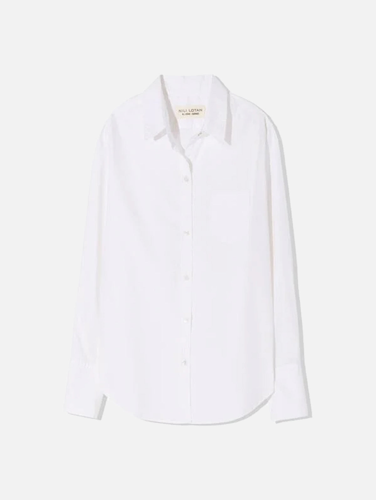 Cotton Voile NL Shirt in White