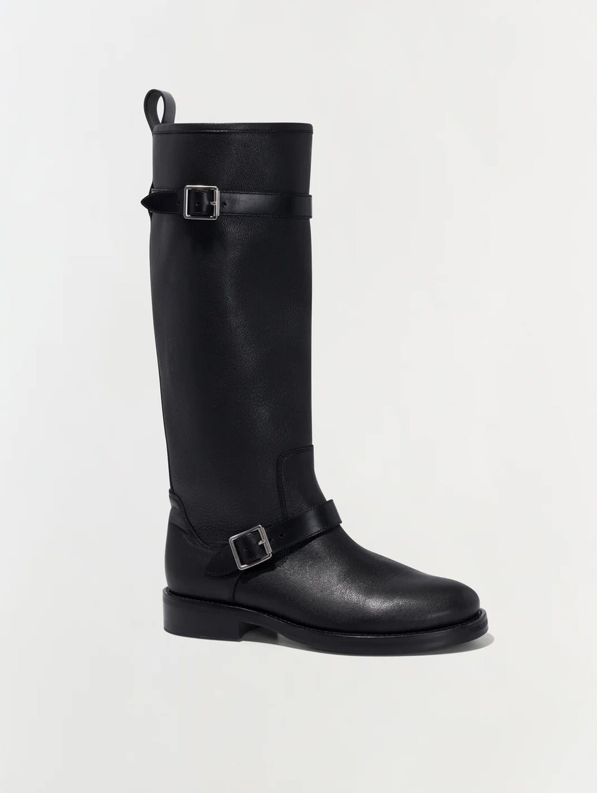 Noah Leather Boot in Black