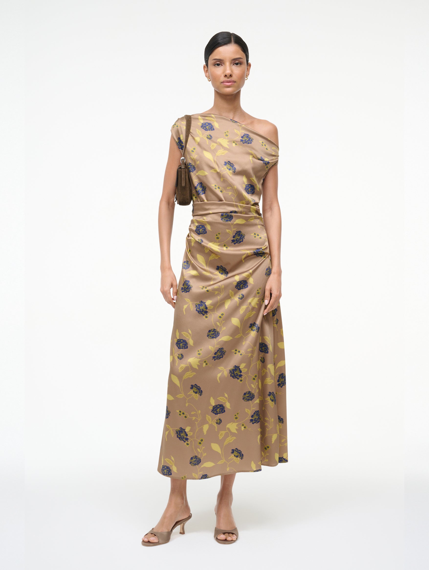 Phare Silk Dress in Vintage Floral