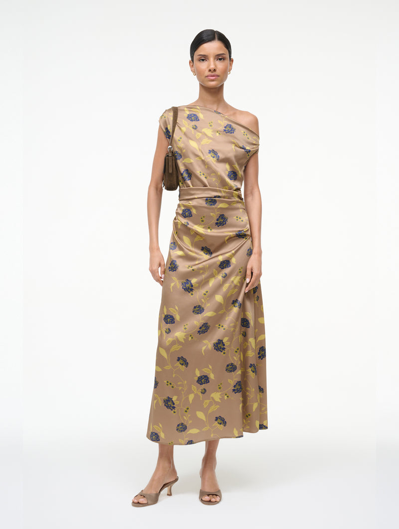 Phare Silk Dress in Vintage Floral