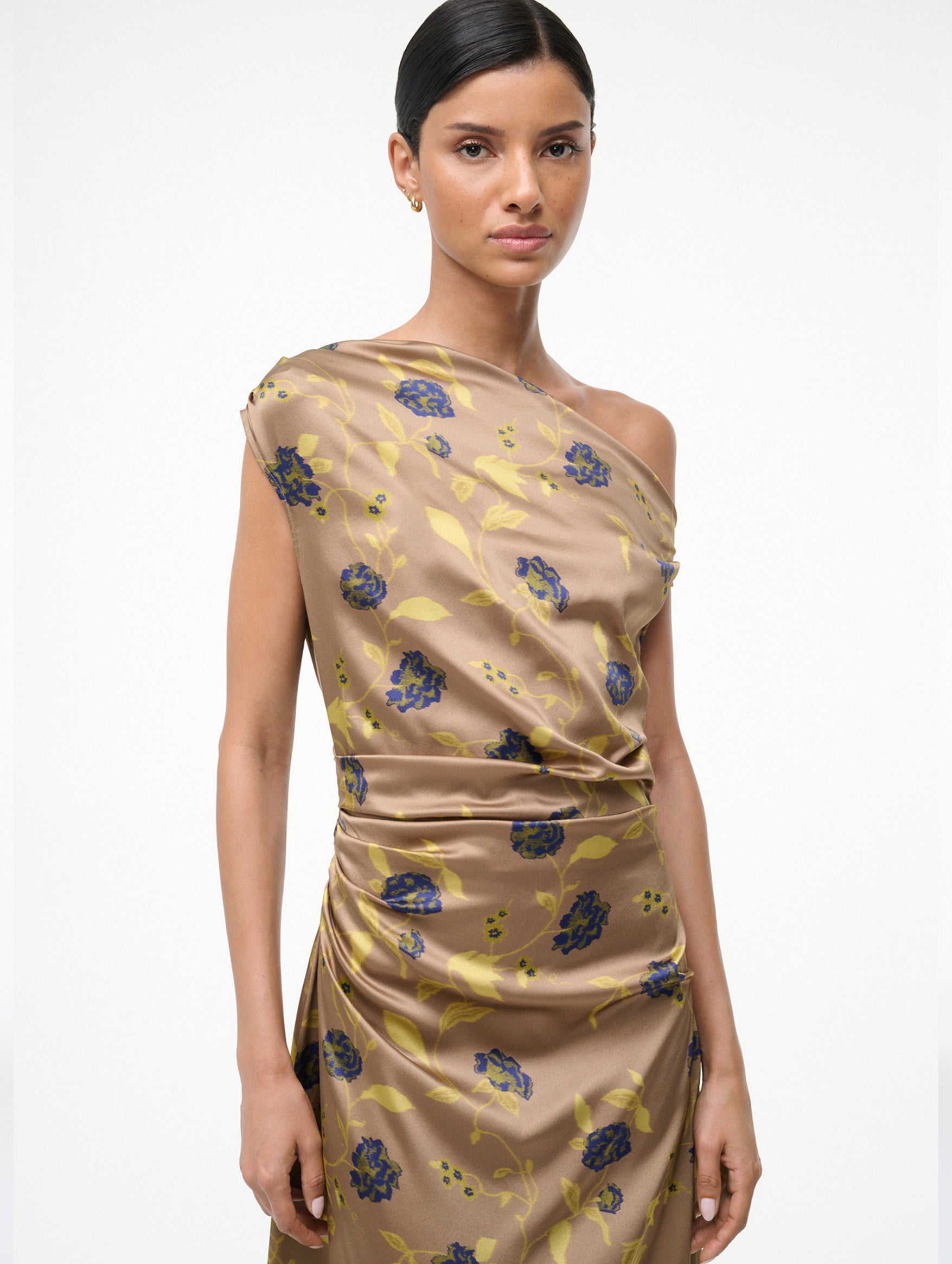 Phare Silk Dress in Vintage Floral