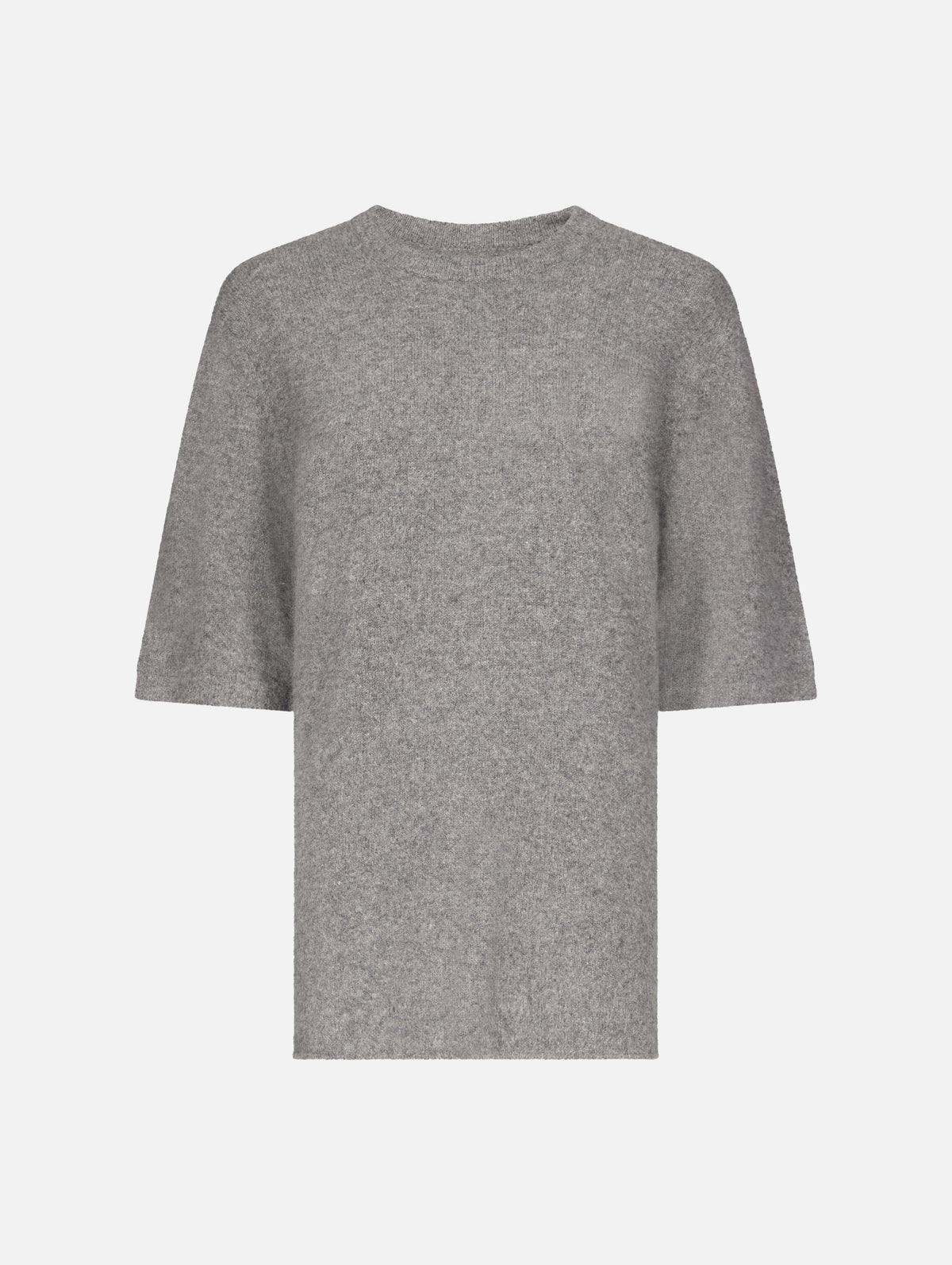 Raven Short Sleeve Sweater in Anthracite