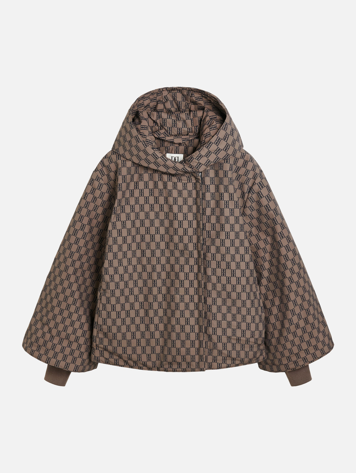 Sallie Recycled Cotton Jacket in Dark Mahogany