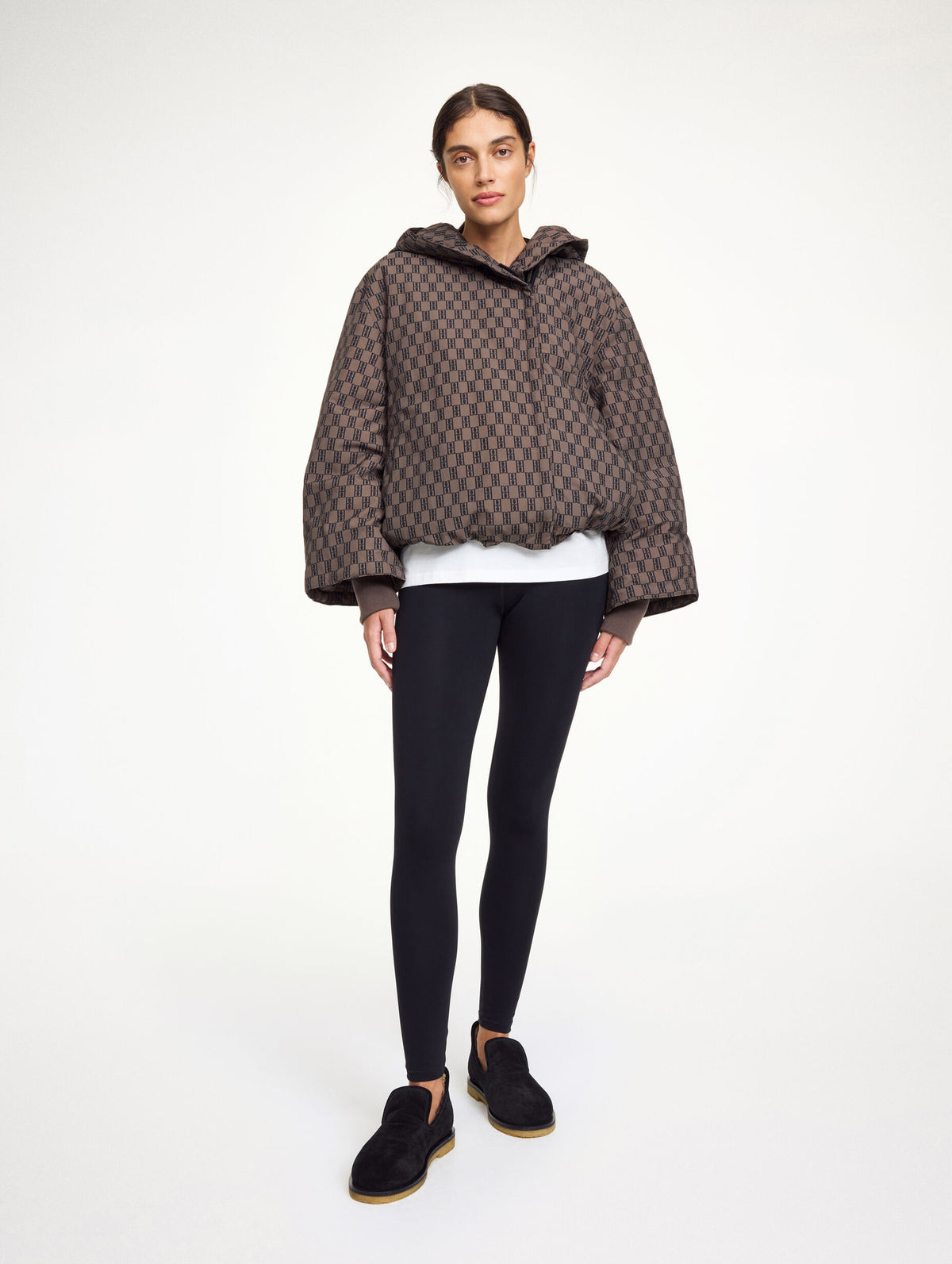 Sallie Recycled Cotton Jacket in Dark Mahogany