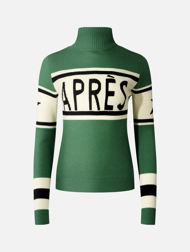 Schild Sweater 'Apres' in Parisian Green