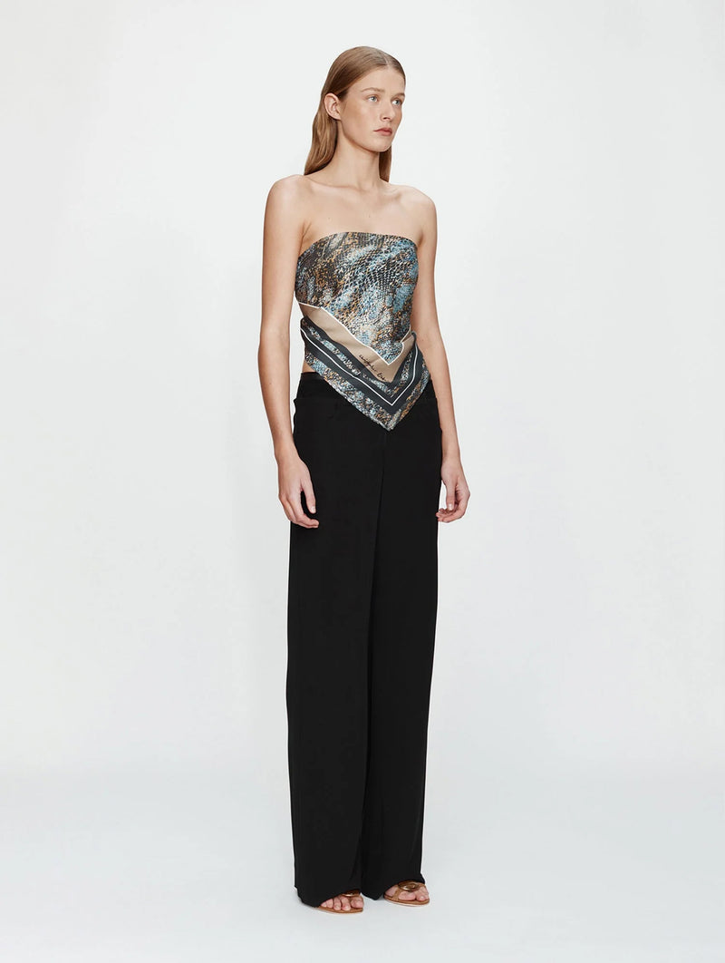 Silk Scarf in Serpent Print